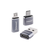 Adapteris USB Intenso 7600913 USB-A - USB-C | USB-C - MicroUSB Sidabrinė (7600913)