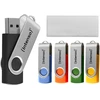Mėlyna Intenso Office Line Multipack 16 GB, USB-Stick - 5 USB-A 3.2 USB-Sticks in yellow, žalias, juodas, mėlynas + oranžinis