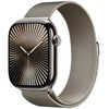 Išmanusis laikrodis Apple Watch 10 GPS + Cellular 46mm Natural Titanium Milanese Loop S/M Gray (MC7Q4QF/A)