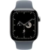 Išmanusis laikrodis Apple Watch Series 12 GPS + Cellular 42mm Natural Titanium Case with Navy Mėlyna Sport Band - M/L, OLED, Jutiklinis ekranas, 64 GB, Wi-Fi, GPS (satellite), 36.5 g