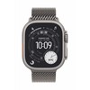Išmanusis laikrodis Apple Watch Ultra 3 GPS + Cellular 49mm su natūralaus titano korpusu ir natūralaus titano Milano apyranke - Small
