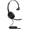 „Jabra Evolve2 50 Mono Bluetooth“ ausinės, 4 mikrofonai, USB-C prievadas, sertifikuotas „MS Teams“, aktyvus triukšmo slopinimas