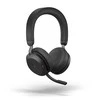 JABRA Evolve2 75 Ausinės on-ear Bluetooth belaidės aktyvus triukšmo slopinimas USB-A noise isolating juodas Optimised skirta UC