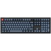 Keychron V6 Max, Gaming-klaviatūra - juodas/bluegray, DE-išdėstymas, Gateron Jupiter Raudona, Hot-Swap, RGB