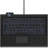 Klaviatūra KeySonic KSK-3210ELU (DE) Super-Mini Touchpad juodas