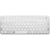 Klaviatūra Keysonic KeySonic KSK-5020BT-S (DE) Wireless MINI Aliuminio sidabrinė/w