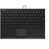 KeySonic KSK-5211ELU (DE) klaviatūra Dom USB QWERTZ Niemiecki Juodas