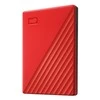 Išorinis kietasis diskas HDD Western Digital My Passport (2TB, USB 3.2), raudonas