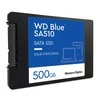 WD Mėlyna SA510 SSD 500GB SATA III 6Gb/s korpuse, 2.5" 7mm vidinėje dalyje, vienoje pakuotėje, maitinamas „SANDISK“
