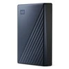 Kietasis diskas Western Digital My Passport Ultra 4TB Mėlyna USB-C/USB3.0 HDD 2,5 colio metalo apdaila RTL nešiojamas išorinis