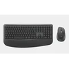 Klaviatūra Logitech Signature Comfort Plus MK880 Grafit Maus-Tastaturkombination, belaidė, Bluetooth, Anpassbar via Logi Options+