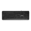Nedis Kabelgebundenes Klaviatūra US-išdėstymas (US-English) - USB-A | QWERTY |Numerische Klaviatūra
