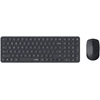 Klaviatūra Rapoo Kabelloses ultraflaches Multi-Mode-Deskset "9310M" juodas, QWERTZ DE, 2,4 GHz, Bluetooth 4.0, Bluetooth 5.0, Nano-USB-Empfänger &amp; Aufbewahrungs