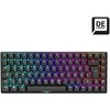 Sharkoon SKILLER SGK50 S3 PBT, Gaming-klaviatūra - juodas, DE-išdėstymas, Gateron G Pro 3.0 Geltona