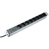 Assmann Electronic DIGITUS 48.3cm 19inch Outlet stripe aliuminio 8x Schuko 10A 4000W 1x C14 Plug incl. metalinis tvirtinimo komplektas