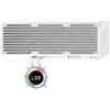 Lian Li HYDROSHIFT II LCD-C 360 fanless ARGB AIO water cooling – baltas
