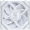Lian Li UNI FAN SL Wireless LCD korpuso ventiliatorius, ARGB, PWM, 3er-Pack su valdikliu- 120 mm, baltos spalvos