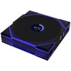 Lian Li UNI FAN TL Wireless LCD korpuso ventiliatorius, ARGB, PWM – Reverse Blade, 120mm, juodos spalvos