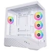 Lian Li Vector V100 PC-kompiuterio korpusas, Midi-Tower, ATX, RGB, Tempered Glass – baltos spalvos