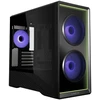 Lian Li Vector V150 PC Case, Mini Tower, mATX, Tempered Glass, Infinity Mirror – Juodas