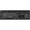 Klaviatūra LogicKeyboard XL-Print Baltas on Juodas DE (PC/Nero)