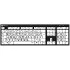Klaviatūra LogicKeyboard XL-Print Juodas on Baltas DE (PC/Nero)