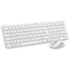 Klaviatūra ir pelė Kit Logitech Signature Slim Combo MK950 Baltas