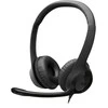 Logitech H390 Laidinės ausinės, USB-C, Juoda