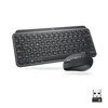 Belaidės klaviatūros ir pelės rinkinys Logitech MX Keys Mini, QWERTZ, Juodos spalvos (920-011054)