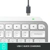 Minimalistinė Belaidė Klaviatūra su apašvietimu Logitech MX Keys Mini, Pilkos spalvos, Vokiečių (Qwertz) išdėstymas