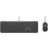 Klaviatūra ir pelė Combo Logitech Signature Slim su laidu Combo MK620 verslui QWERTZ
