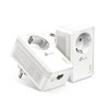 Šakotuvas TP-Link AV1000 Gigabit Powerline Set mit Steckdosen 2x Adapteris, bis zu 1.000 Mbit/s, Homeplug AV2, 1x Gigabit Ethernet
