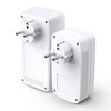 Šakotuvas TP-Link WLAN Powerline Kit (TL-WPA8631P KIT) [Maitinimo linija iki 1300 Mbit/s, WLAN kintamoji sparta 867 + 300 Mbit/s, 3x Gigabit LAN]