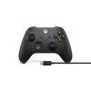 Microsoft Xbox Series belaidis valdiklis su USB-C kabeliu (Carbon Juodas)