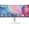 MSI Modern MD342CQPWDE kompiuterio monitorius 86,4 cm (34") 3440 x 1440 pikselių itin platus „Quad HD“ LCD, baltas