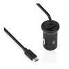 Nedis automobilinis įkroviklis 12 W 1x 2,4 A - Išėjimų skaičius: 1, Micro USB (fiksuotas) laidas, vienos įtampos išvestis