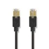 Nedis Cat 6 kabelis | RJ45 jungtis | 3,00m | apvalus | LSZH / PVC | Antracitas | Pakuotė su peržiūros langeliu