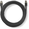 Nedis Cat 6 kabelis | RJ45 jungtis | F/UTP | 10,0 m | apvalus | LSZH / PVC | Antracitas | Pakuotė su peržiūros langeliu