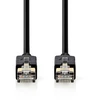 Nedis Cat 6 kabelis | RJ45 jungtis | F/UTP | 10,0 m | apvalus | LSZH / PVC | Antracitas | Pakuotė su peržiūros langeliu