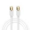 Nedis Cat 6 kabelis | RJ45 jungtis | RJ45 jungtis | F/UTP | 5,00 metrų | apvalus | LSZH / PVC | Balta | Pakuotė su peržiūros langeliu