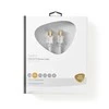 Nedis Cat 6 kabelis | RJ45 jungtis | RJ45 jungtis | S/FTP | 10,0 m | apvalus | LSZH / PVC | Balta | Pakuotė su peržiūros langeliu