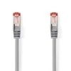 Nedis Cat 6 kabelis | RJ45 jungtis | RJ45 jungtis | S/FTP | 7,50 metro | apvalus | LSZH | Pilka | plastikinis maišelis