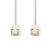 Nedis Cat 6 kabelis | RJ45 jungtis | RJ45 jungtis | S/FTP | 10,0 m | apvalus | LSZH / PVC | Balta | Pakuotė su peržiūros langeliu