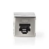 Nedis Cat 6 tinklo adapteris | Ekranuotas | RJ45 (8P8C) lizdas | RJ45 (8P8C) lizdas | Tiesus | metalas | Pakuotė su langu