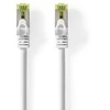 Nedis CAT7-Netzwerkkabel - S/FTP | RJ45 Stecker | RJ45 Stecker | 1.00 m | Snagless | Rund | LSZH | Weiss | Label
