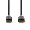 Nedis Displayport Cable | DisplayPort jungtis | DisplayPort jungtis | 8K@60Hz | Paauksuotas | 3,00m | apvalus | PVC | Antracitas / Pilka | Pakavimas su Si