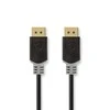 Nedis Displayport Cable | DisplayPort jungtis | DisplayPort jungtis | 8K@60Hz | Paauksuotas | 2,00m | apvalus | PVC | Antracitas / Pilka | Pakavimas su Si