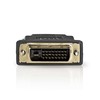 Nedis HDMI™ adapteris | HDMI™ lizdas | DVI-D 24+1 kontaktų jungtis | Paauksuotas | Tiesus | PVC | Antracitas | 1 vnt | Pakuotė su peržiūros langeliu