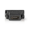 Nedis HDMI™ adapteris | HDMI™ lizdas | DVI-D 24+1 kontaktų jungtis | Paauksuotas | Tiesus | PVC | Antracitas | 1 vnt | Pakuotė su peržiūros langeliu