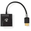Nedis HDMI™ kabelis | HDMI™ jungtis | VGA lizdas / 3,5 mm lizdas | 1080p | Paauksuotas | 0,20 m | Tiesus | PVC | Antracitas | Pakuotė su peržiūros langeliu